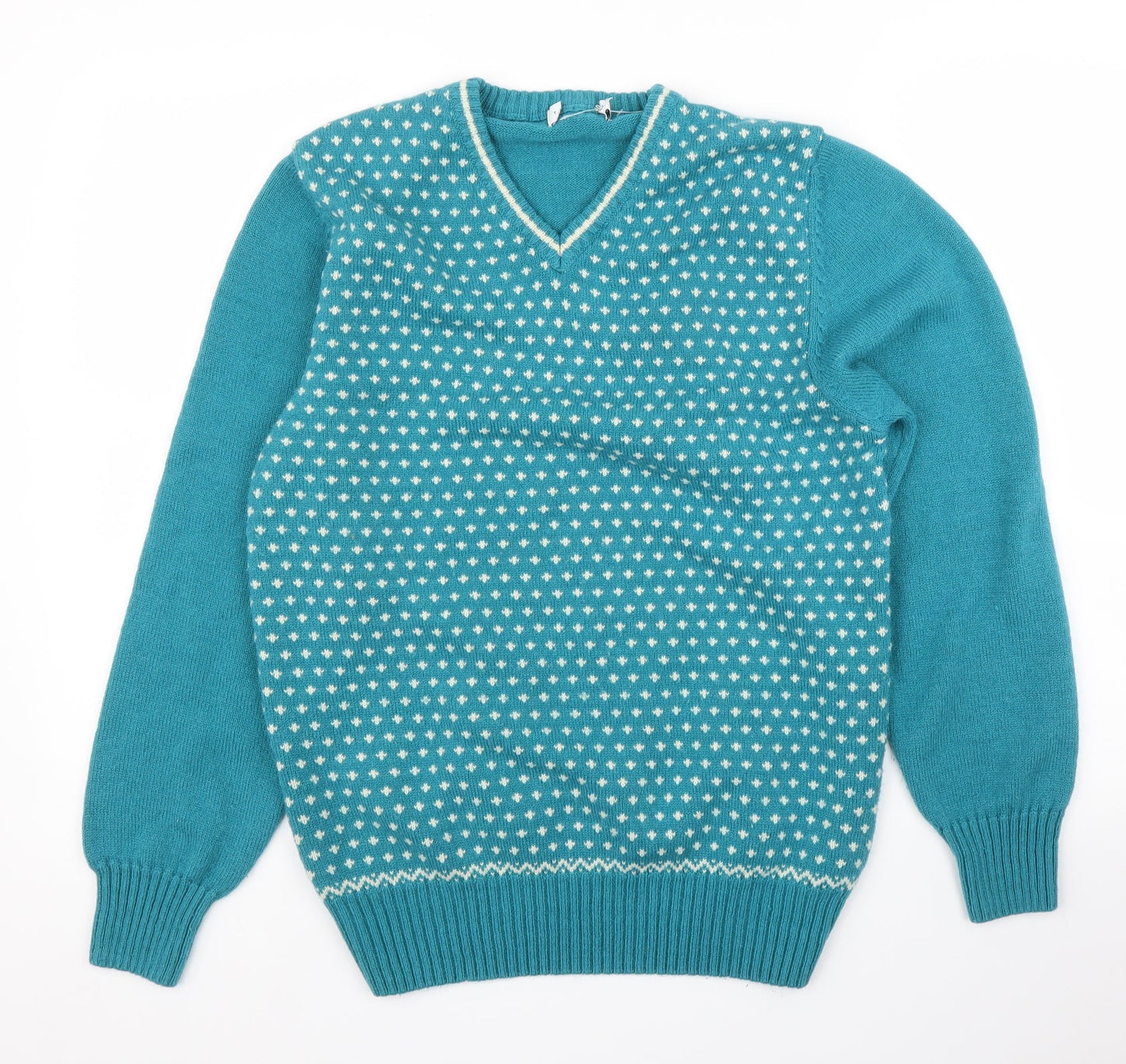 Womens UK Size L Topshop Blue Pullover Jumper