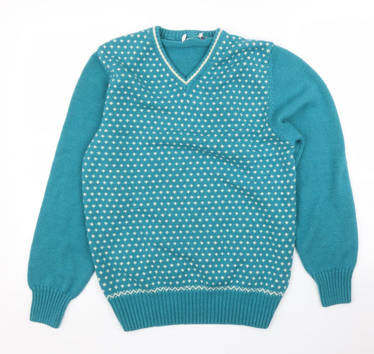 Womens UK Size L Topshop Blue Pullover Jumper
