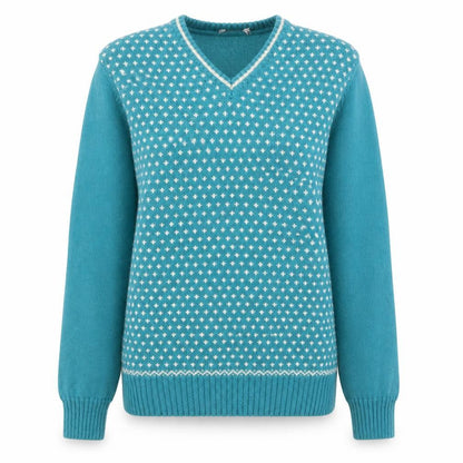Womens UK Size L Topshop Blue Pullover Jumper