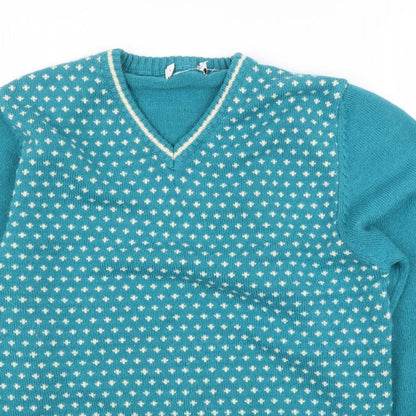 Womens UK Size L Topshop Blue Pullover Jumper