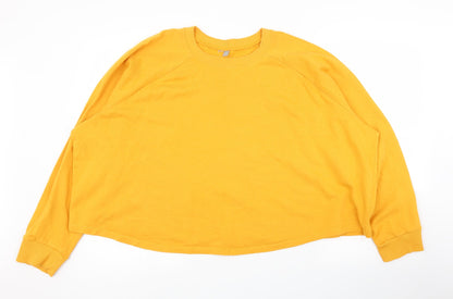 Womens UK Size 12 ASOS Yellow Pullover Jumper
