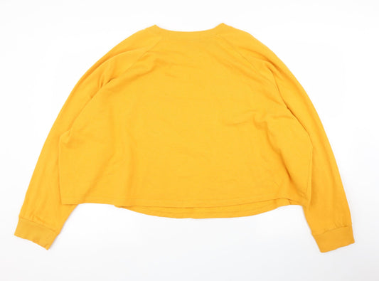 ASOS Womens Yellow   Pullover Jumper Size 12