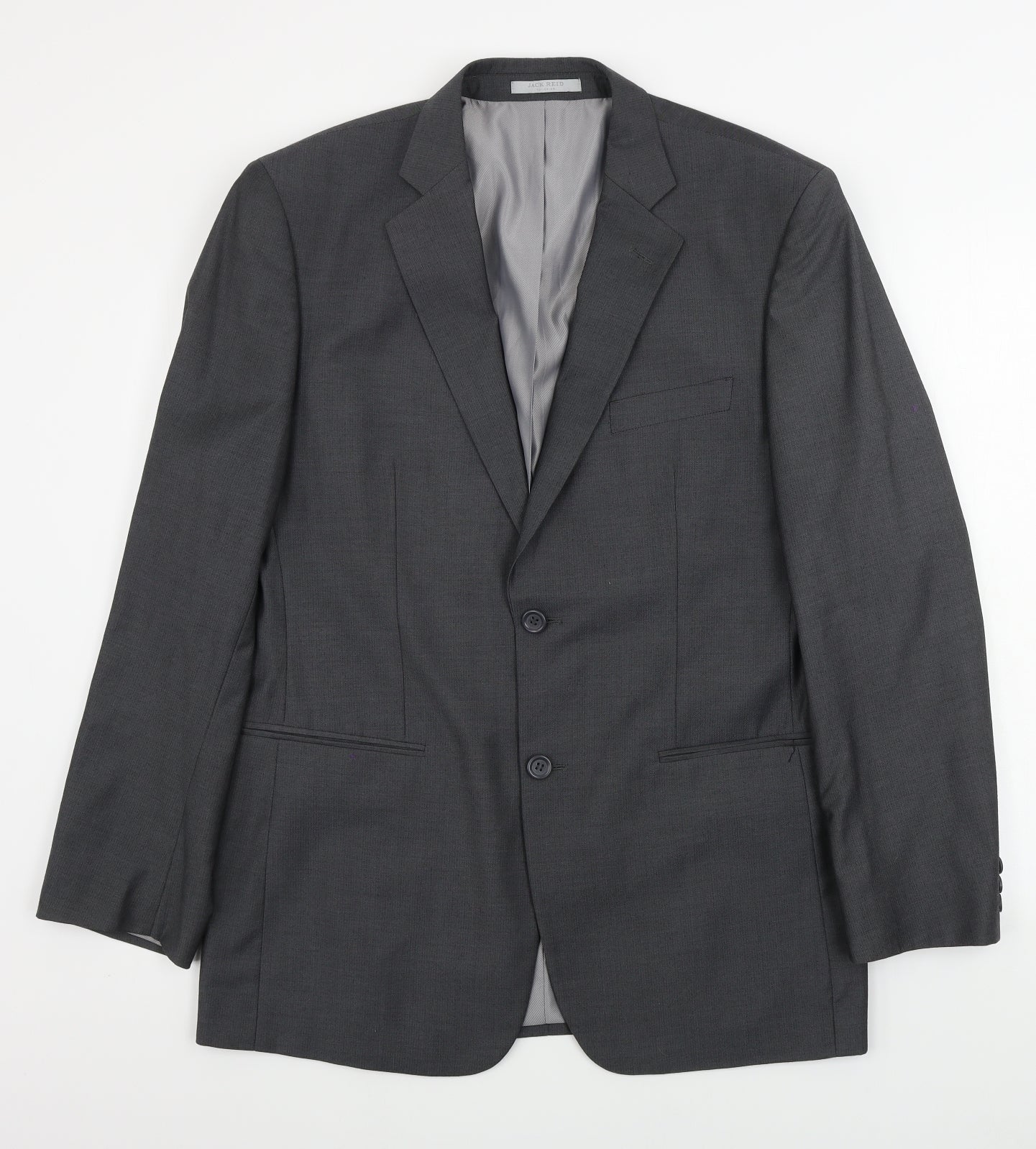 Mens UK Size 40 JACK REID Regular Grey Suit Jacket