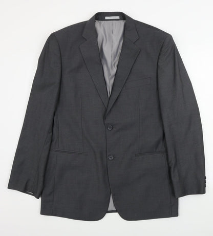 Mens UK Size 40 JACK REID Regular Grey Suit Jacket
