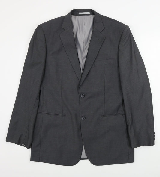 Mens UK Size 40 JACK REID Regular Grey Suit Jacket