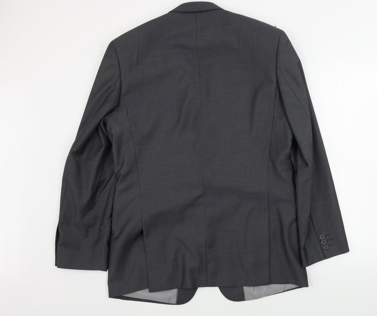 Mens UK Size 40 JACK REID Regular Grey Suit Jacket