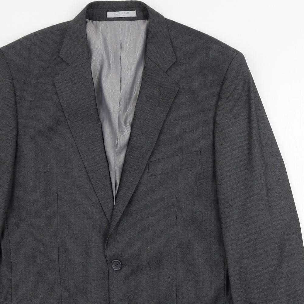 Mens UK Size 40 JACK REID Regular Grey Suit Jacket