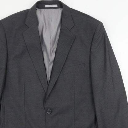 Mens UK Size 40 JACK REID Regular Grey Suit Jacket