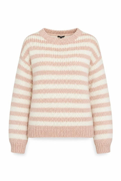 New Look  Womens Beige Striped  Pullover Jumper Size S