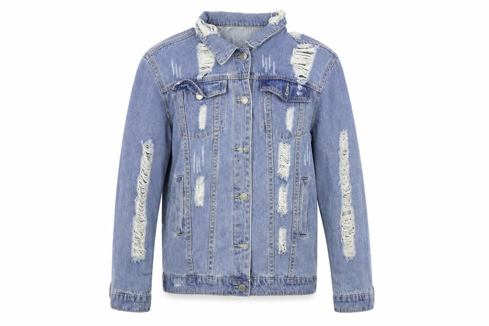 Womens UK Size L Preworn Blue Jacket