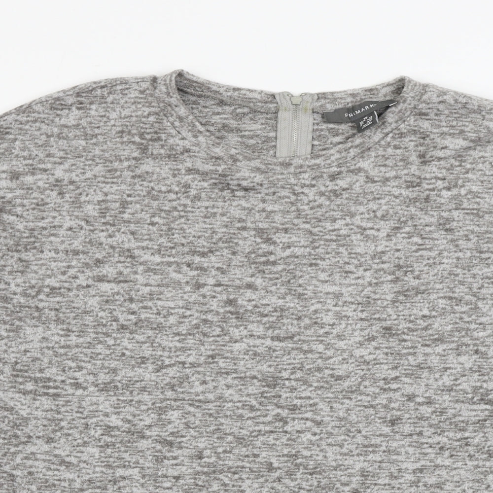 Primark Womens Grey   Pullover Jumper Size XS