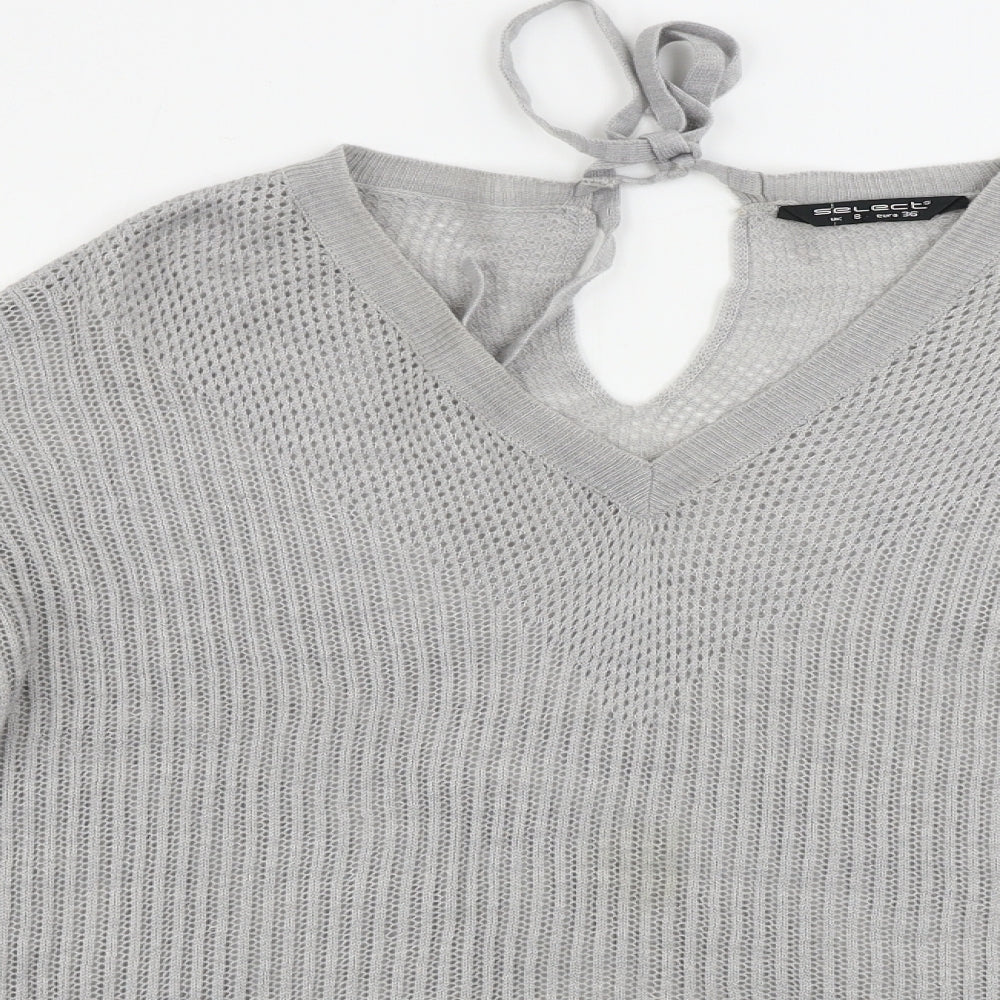 Womens UK Size 8 Select Grey Pullover Jumper
