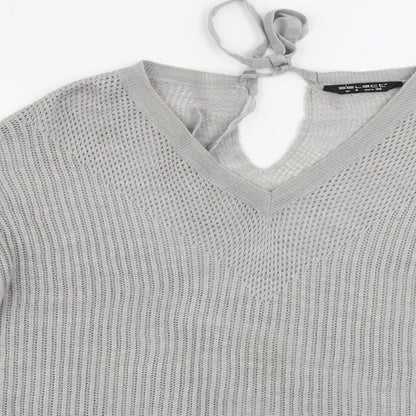 Womens UK Size 8 Select Grey Pullover Jumper