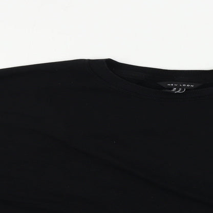Womens UK Size M New Look Black Pullover Jumper