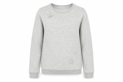 H&M  Girls Grey   Pullover Jumper Size 10-11 Years  - glitter star pattern