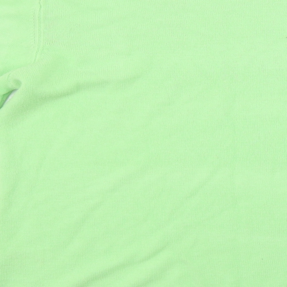 Womens UK Size 16 Papaya Green Pullover Jumper
