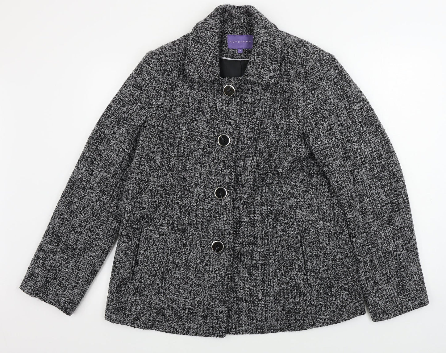 Anthology  Womens Grey   Jacket Coat Size 14