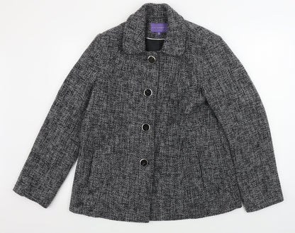 Anthology  Womens Grey   Jacket Coat Size 14