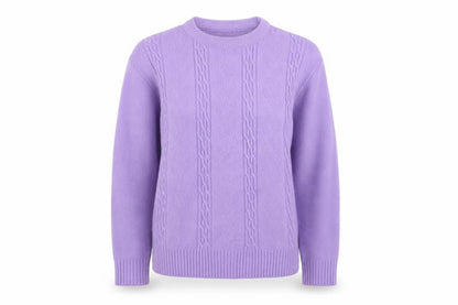 Womens UK Size M choice Purple Pullover Jumper