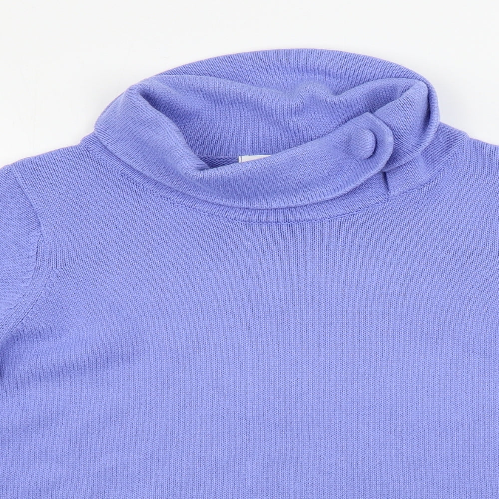 Womens UK Size 16 Marks and Spencer Blue Pullover Jumper