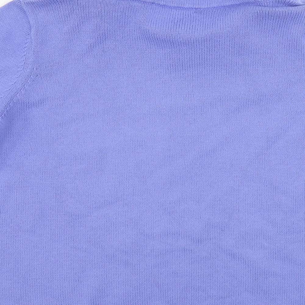 Womens UK Size 16 Marks and Spencer Blue Pullover Jumper