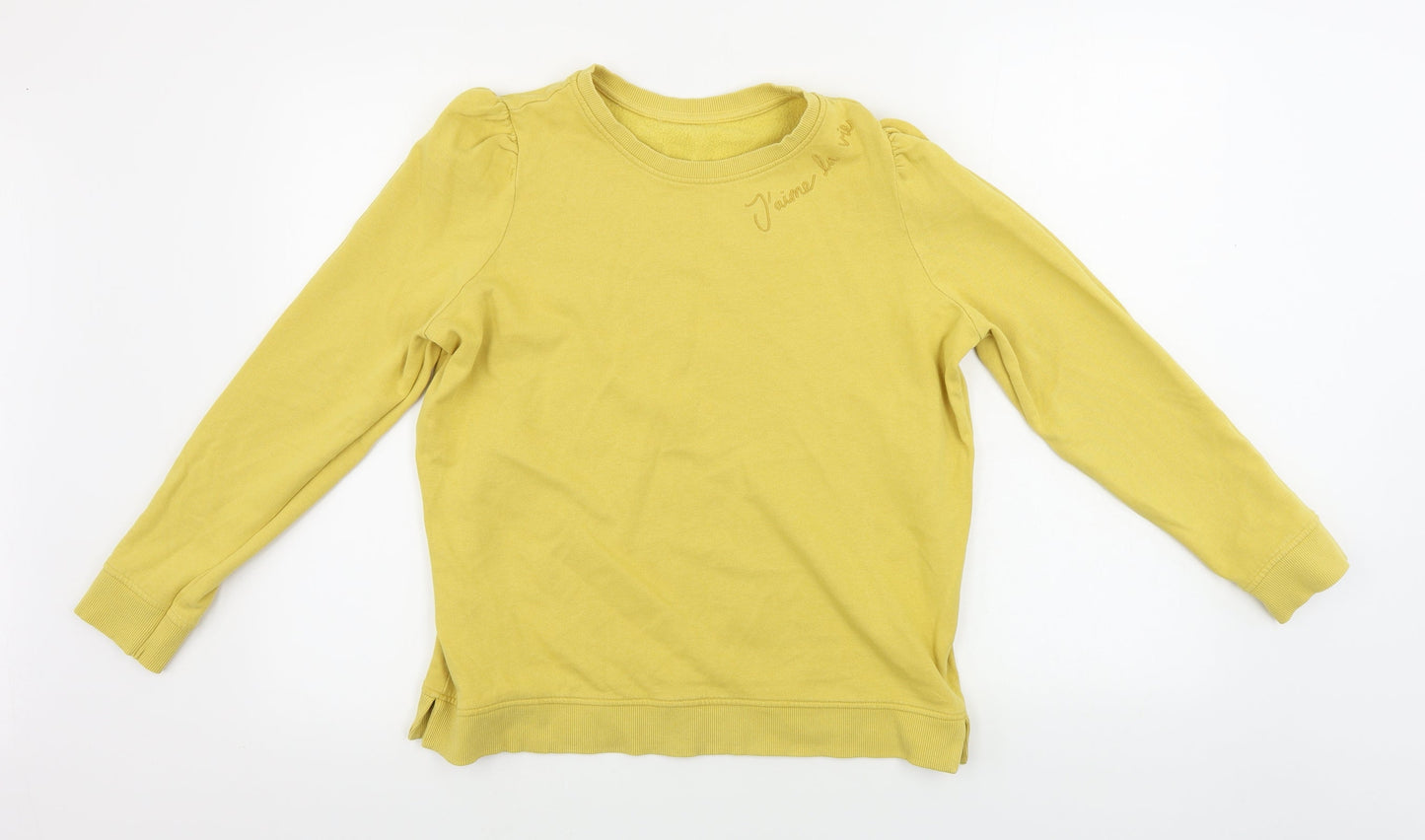 TU Womens Yellow   Pullover Jumper Size 12