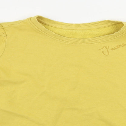 TU Womens Yellow   Pullover Jumper Size 12