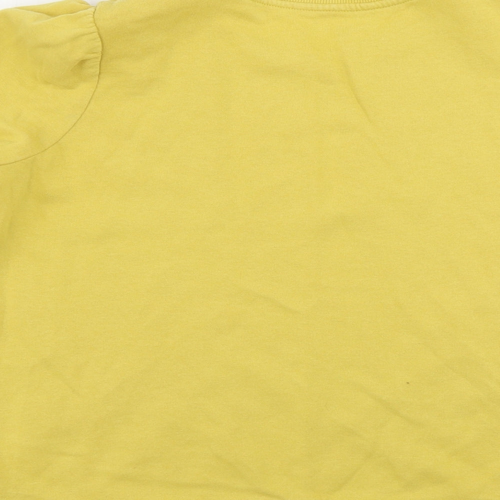 TU Womens Yellow   Pullover Jumper Size 12