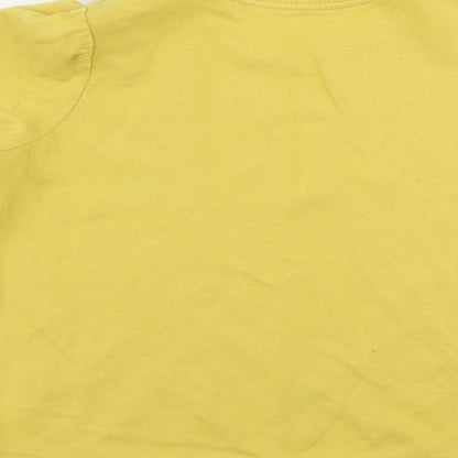 TU Womens Yellow   Pullover Jumper Size 12