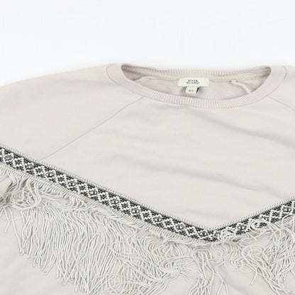 Womens UK Size XS River Island Pink Pullover Jumper