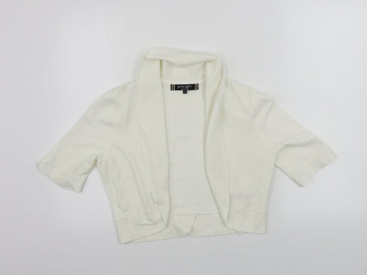Womens UK Size 12 Principles Ivory Cardigan Jumper