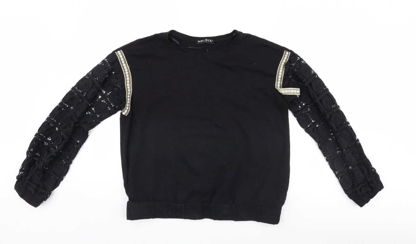 Womens UK Size M Select Black Pullover Jumper