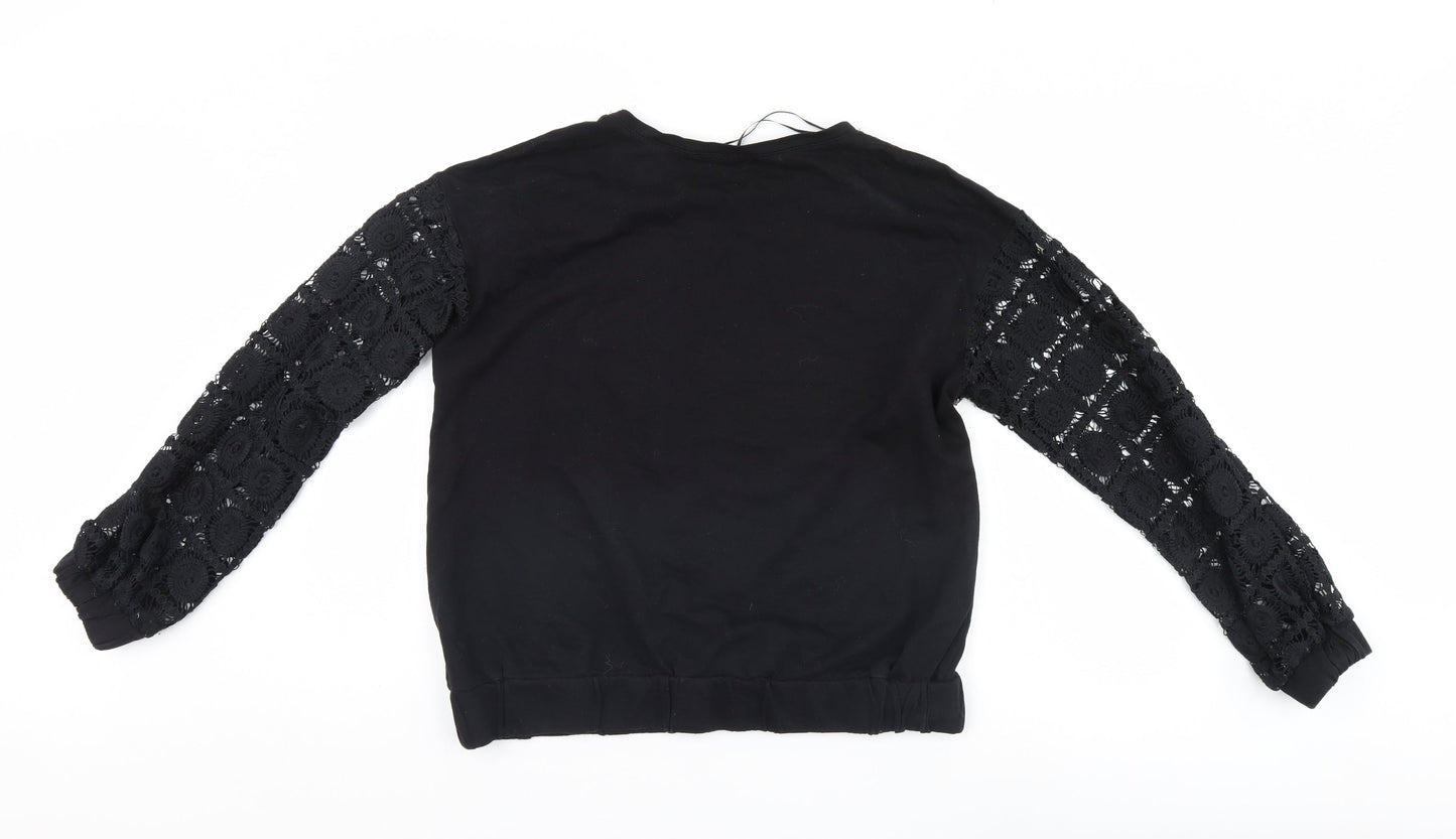 Womens UK Size M Select Black Pullover Jumper