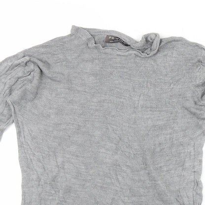 Primark Womens Grey   Pullover Jumper Size M