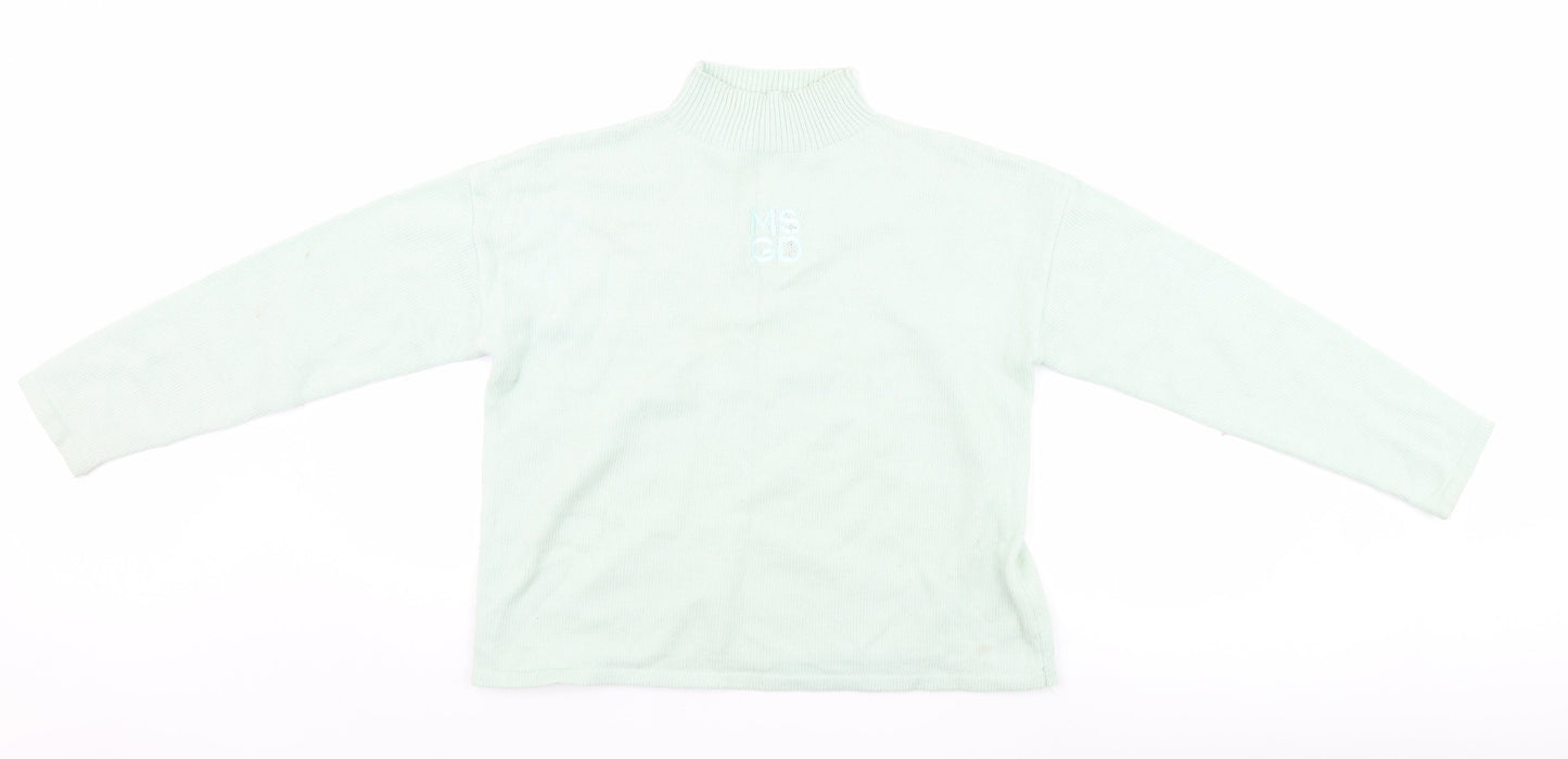 Womens UK Size 10 Missguided Green Pullover Jumper