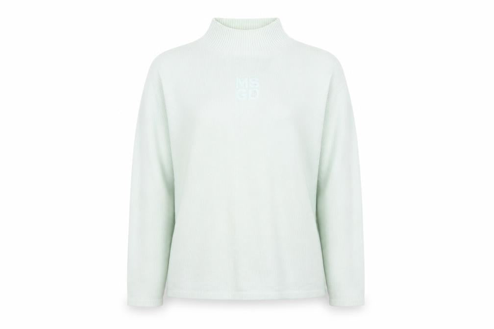 Womens UK Size 10 Missguided Green Pullover Jumper