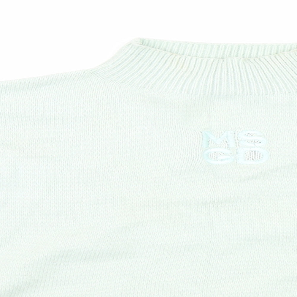 Womens UK Size 10 Missguided Green Pullover Jumper