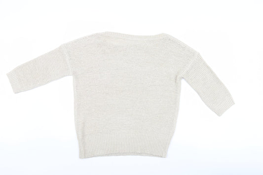 Womens UK Size M Wallis Beige Pullover Jumper