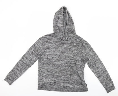 Avenue Womens Grey   Pullover Hoodie Size S