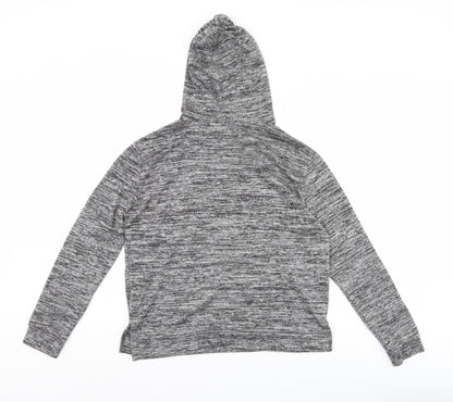 Avenue Womens Grey   Pullover Hoodie Size S