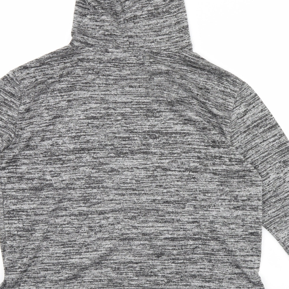 Avenue Womens Grey   Pullover Hoodie Size S