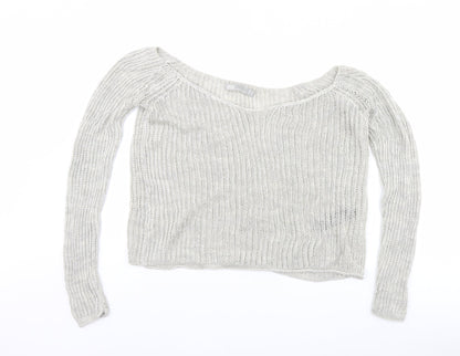 Womens UK Size 10 ASOS Beige Pullover Jumper