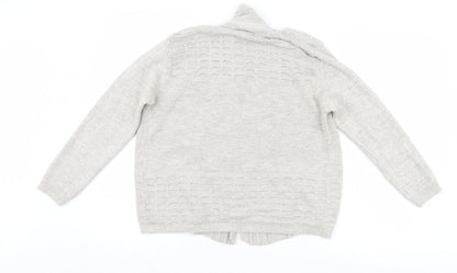 Emma Morgan Womens Beige   Cardigan Jumper Size 8