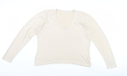 Womens UK Size 18 Dorothy Perkins Beige Pullover Jumper