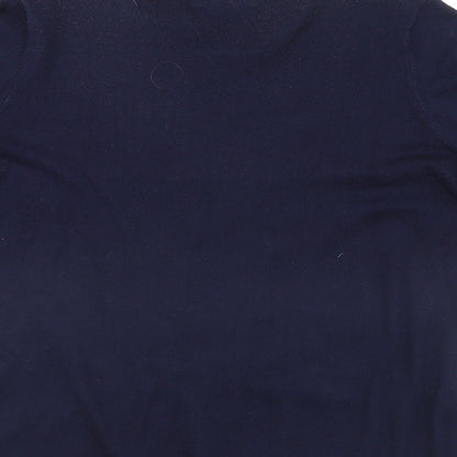 BASSINI Womens Blue   Pullover Jumper Size M