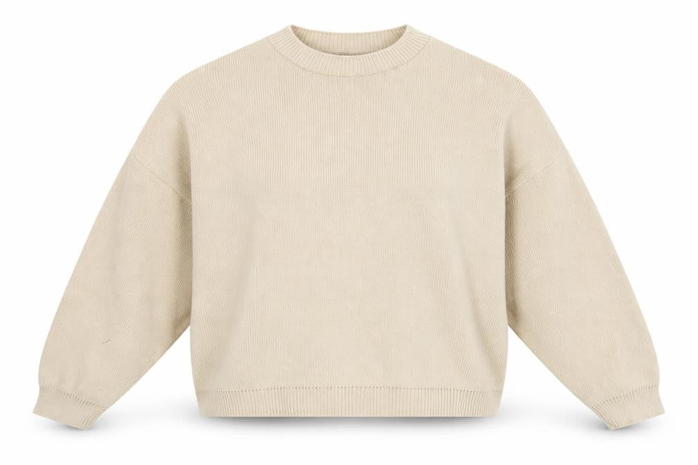 Womens UK Size L Nasty Gal Beige Pullover Jumper