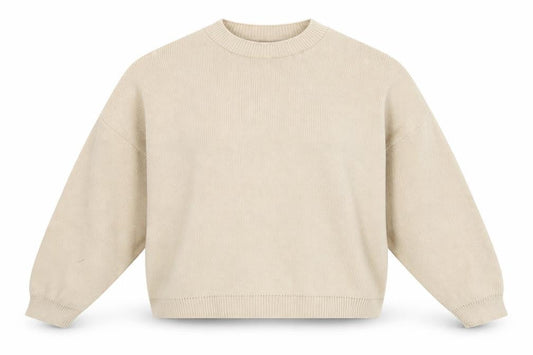 Womens UK Size L Nasty Gal Beige Pullover Jumper
