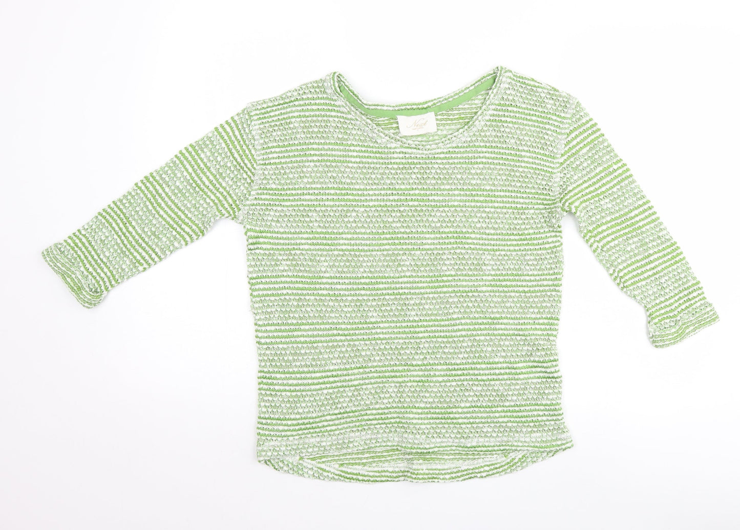 Womens UK Size 6 NEXT Green Pullover Jumper