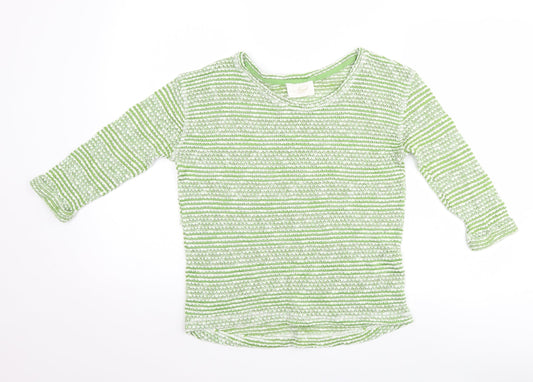 Womens UK Size 6 NEXT Green Pullover Jumper