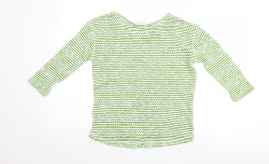 Womens UK Size 6 NEXT Green Pullover Jumper